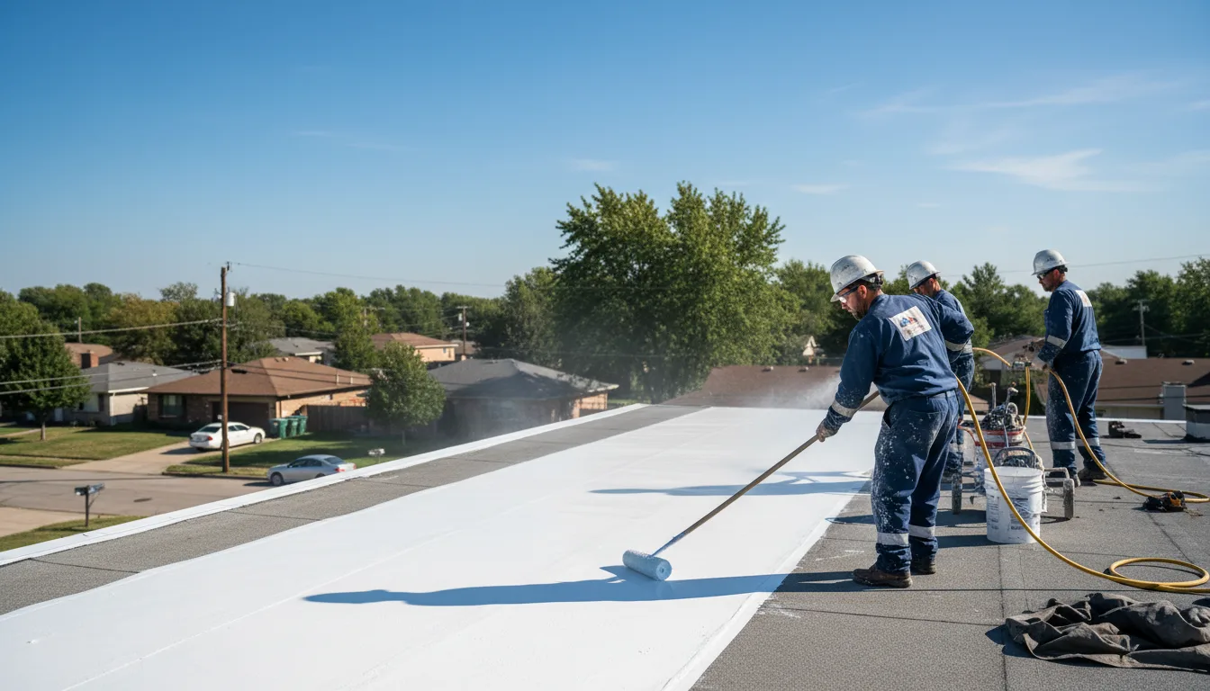 Commercial roof coating in Auburn, PA near me